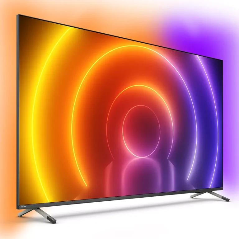تلویزیون 50 اینچ فیلیپس مدل 50PUT8516 با رزولوشن Ultra HD، هوشمند، دارای فناوری Ambilight